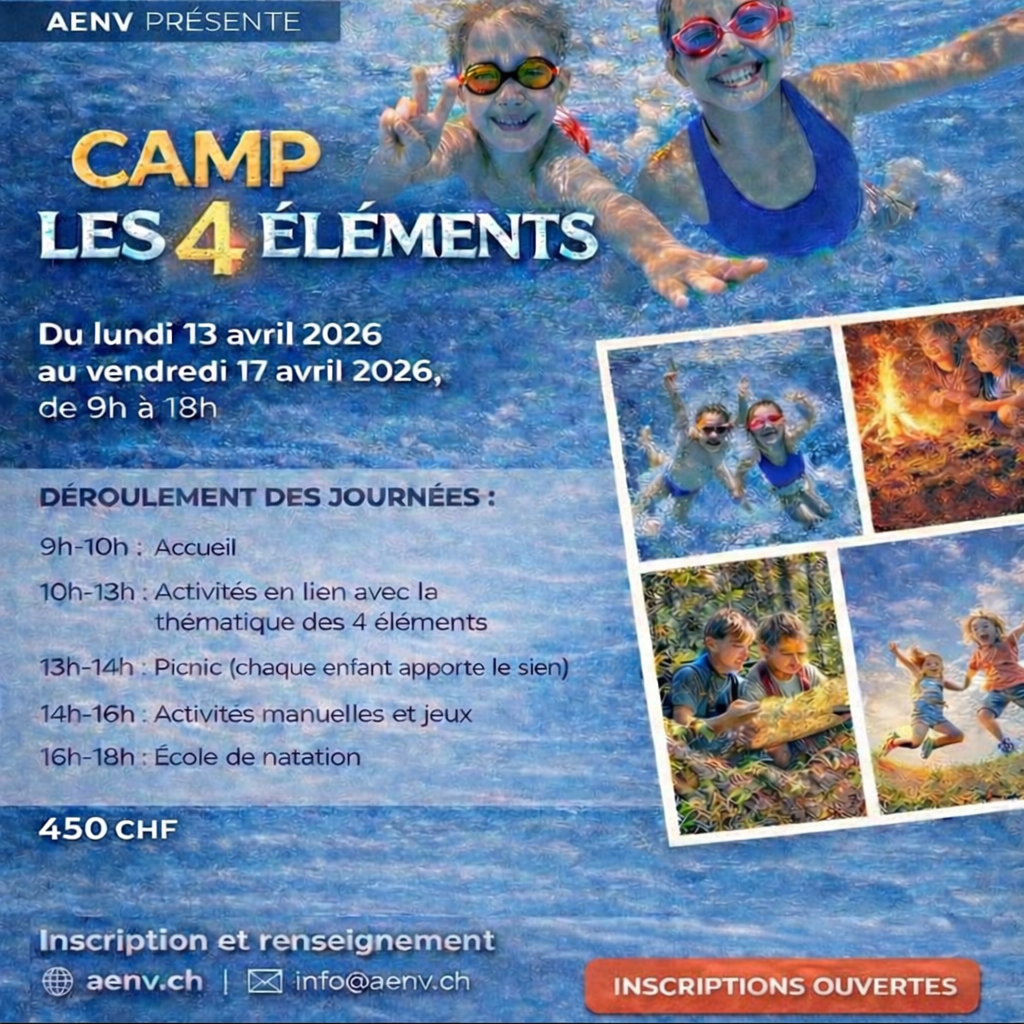 Flyer camp paques 2026